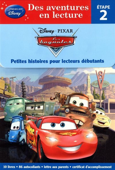 Les Bagnoles Des aventures en lecture étape 2 coffret