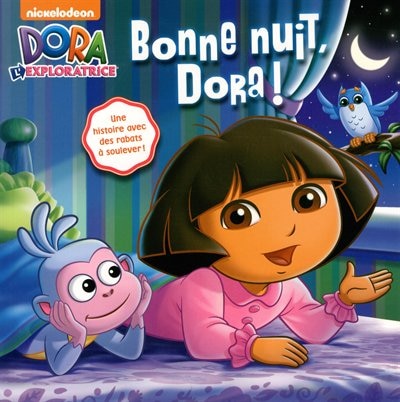 Front cover_Dora l'exploratrice Bonne nuit, dora!