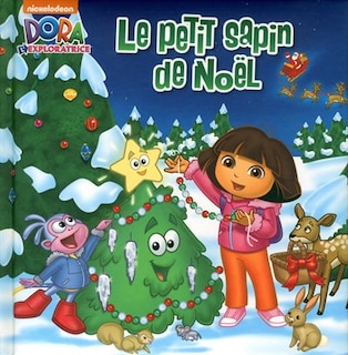 Couverture_Dora l'exploratrice  Le petit sapin de Noël