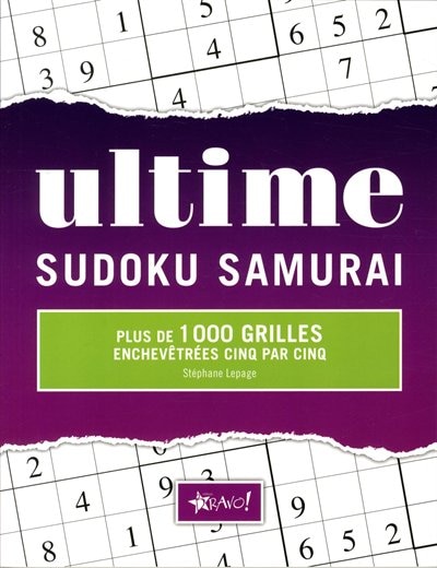 Front cover_Ultime sudoku samurai