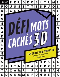 Front cover_Défi - mots cachés 3D : 155 grilles en format 3D
