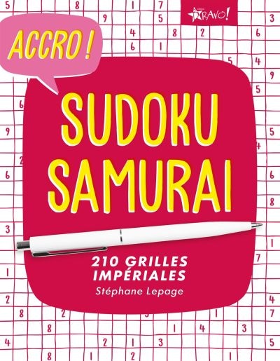 Front cover_Sudoku Samourai : 210 grilles impériales