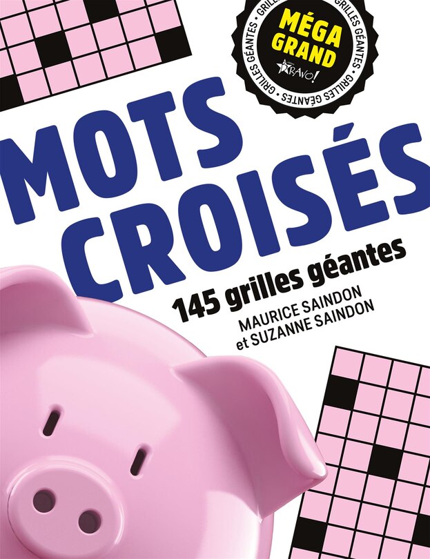 Front cover_Méga grand - mots croisés