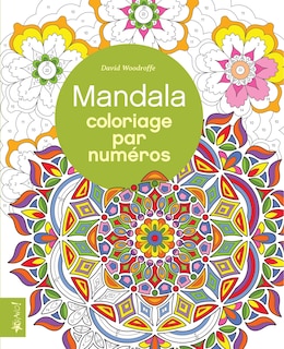 Couverture_Coloriage par numéros - Mandala