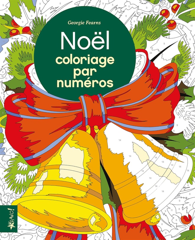 Front cover_Coloriage par numéros – Noël