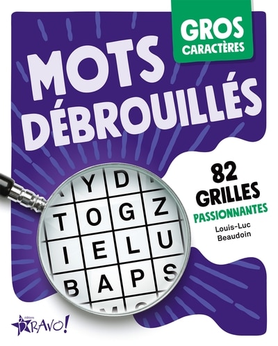 Front cover_Mots débrouillés Gros caractères 85 grilles passionnantes