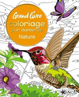 Couverture_Nature Grand livre de coloriage par numéros