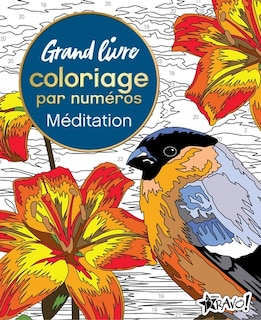 Couverture_Grand livre de coloriage par num&eacute;ros - M&eacute;ditation