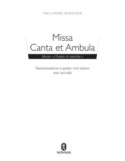 Front cover_Messe « Missa Canta et Ambula » (paquet de 10)