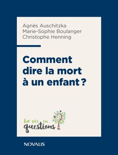 Front cover_Comment dire la mort à un enfant?