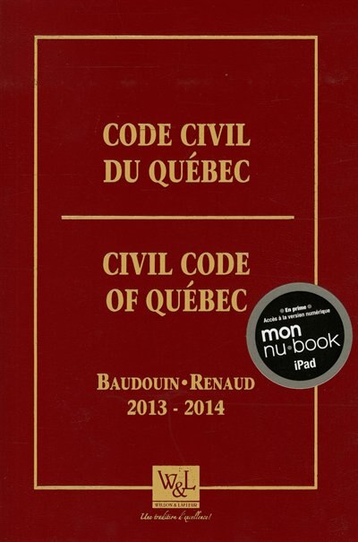Couverture_Code civil du Québec 2013-2014