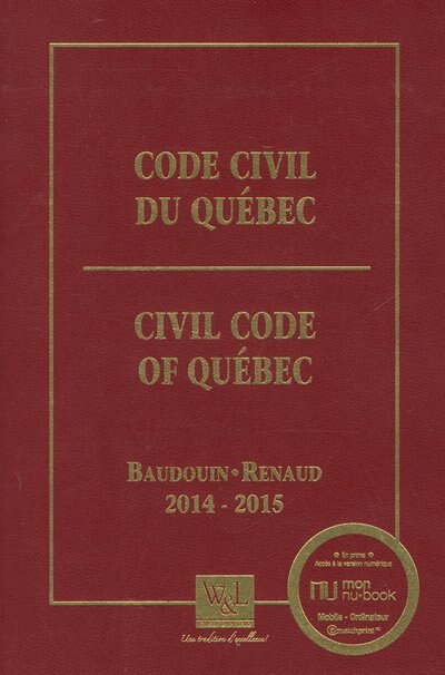 Code civil du Québec 2014-2015