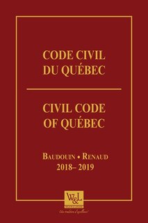 Front cover_Code civil du Québec 2018-2019