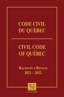 Front cover_Code civil du Québec 2021-2022