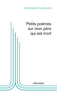 Couverture_Petits Poèmes Sur Mon Père Qui Est Mort