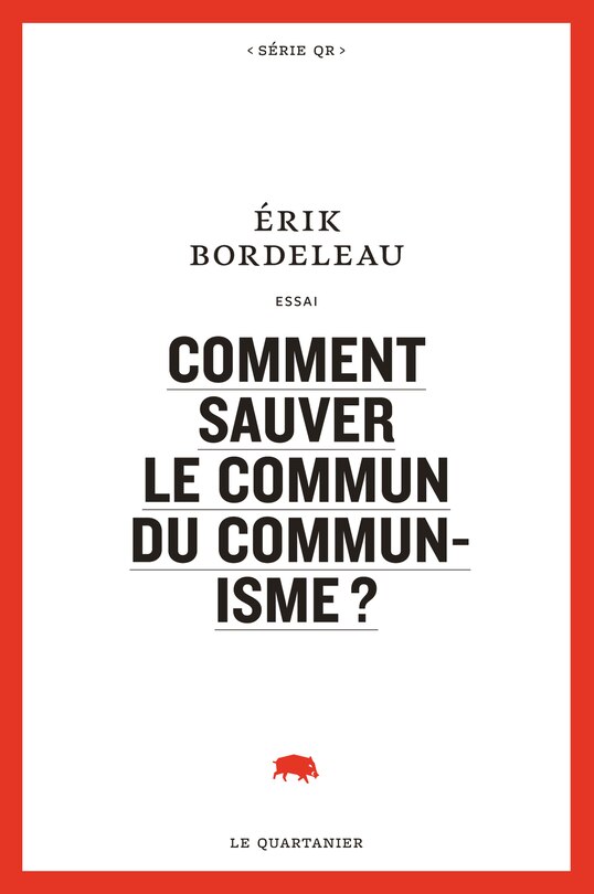 Front cover_Comment sauver le commun du communisme?