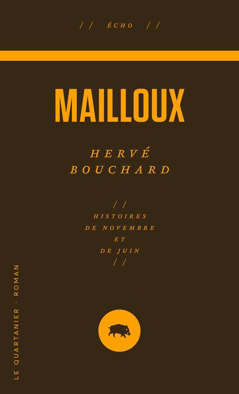 Front cover_Mailloux : histoires de novembre et de juin