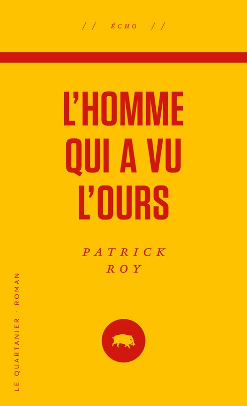 Front cover_L' homme qui a vu l'ours