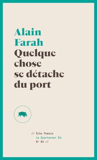 Front cover_Quelque chose se détache du port