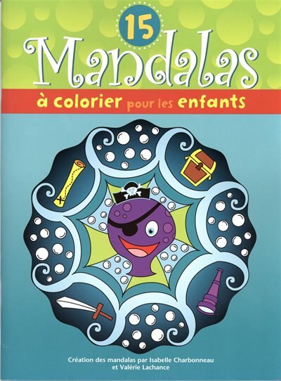 Couverture_15 mandalas à colorier pour les enfants (pieuvre)