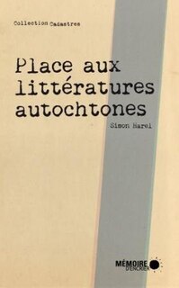 Front cover_Place aux litt&eacute;ratures autochtones