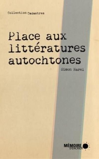 Front cover_Place aux litt&eacute;ratures autochtones