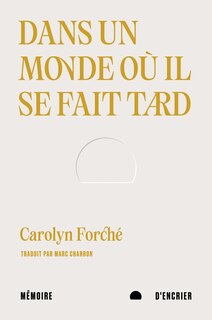 Front cover_DANS UN MONDE OÙ IL SE FAIT TARD