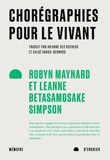 Front cover_CHORÉGRAPHIES POUR LE VIVANT