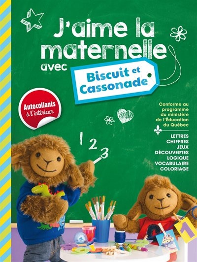 Couverture_J'aime la maternelle avec Biscuit et Cassonade
