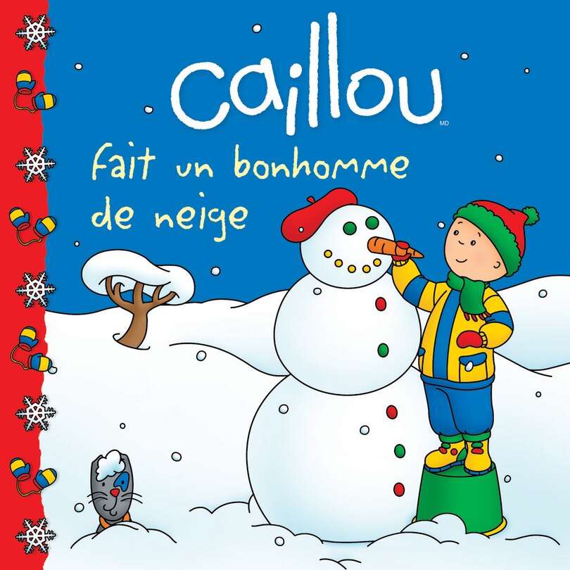 Caillou fait un bonhomme de neige