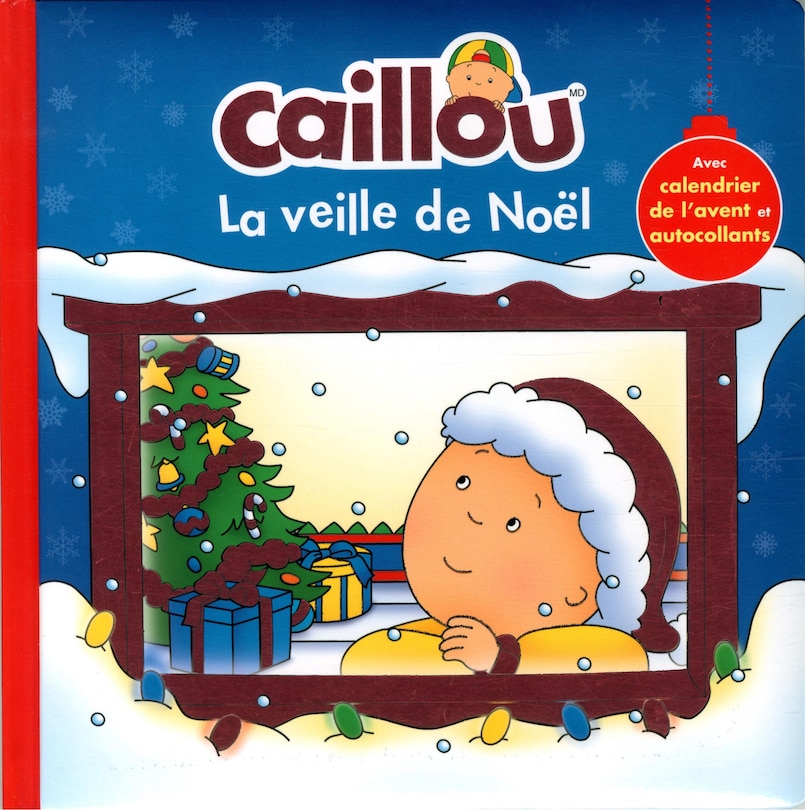 Couverture_Caillou la veille de Noël