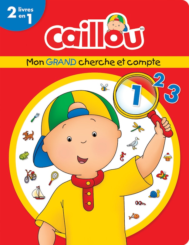 Couverture_Caillou : mon grand cherche et compte