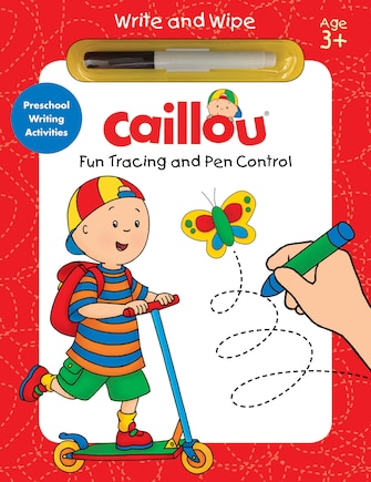 Caillou, Fun Tracing And Pen Control: Preschool Writing Activities