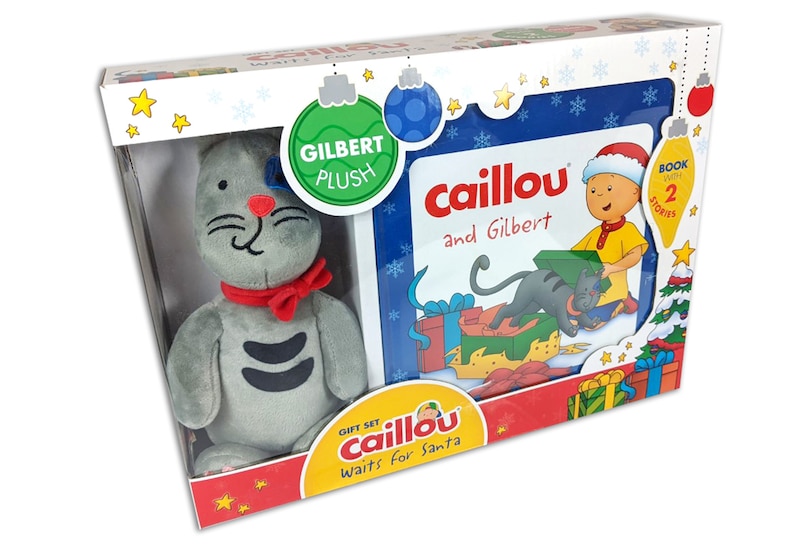 Couverture_Caillou Waits For Santa Gift Set