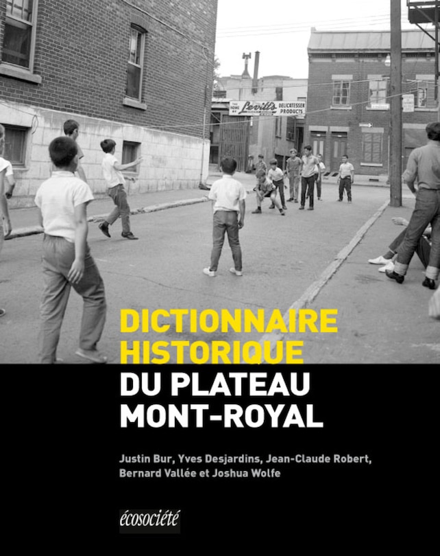 Couverture_Dict. historique du Plateau Mont-Royal