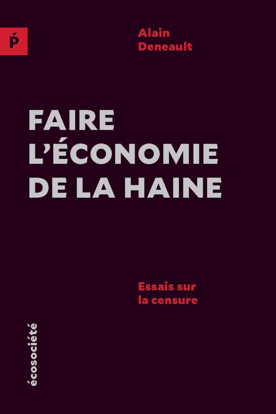 Couverture_Faire l'économie de la haine