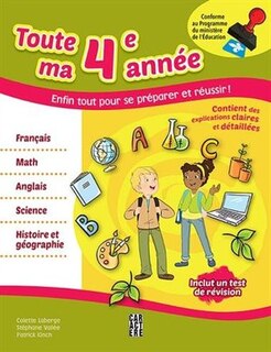 Toute ma 4 e année