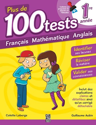 Front cover_100 tests 1re année 3ème édition