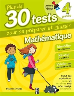 Couverture_30 tests Math 4e année 3ème édition