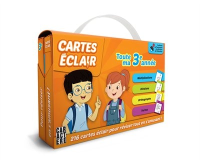 Front cover_Cartes Éclair Toute  ma 3 ième année