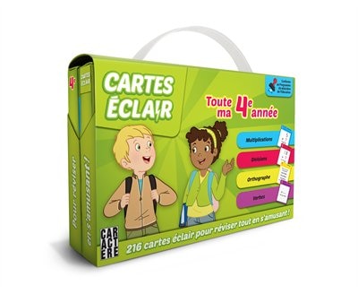 Front cover_Cartes Éclair Toute  ma 4 ième année