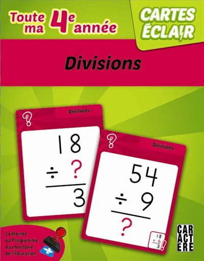 Front cover_Cartes &eacute;clair 4e ann&eacute;e Divisions