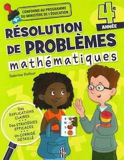 Couverture_Résolution de problèmes Mathématiques 4ème année