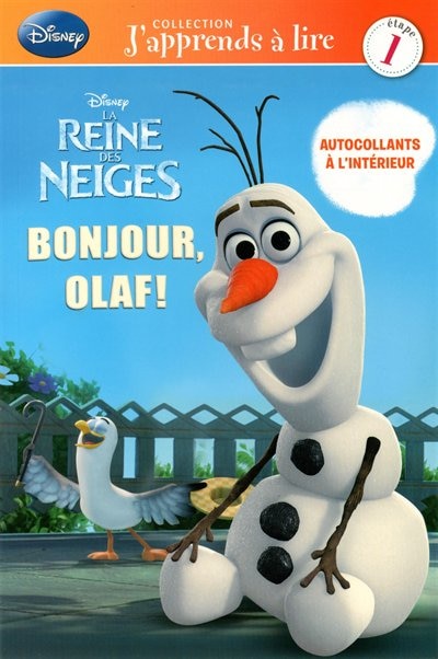 Couverture_La reine des neiges Bonjour Olaf!  J'apprends à lire