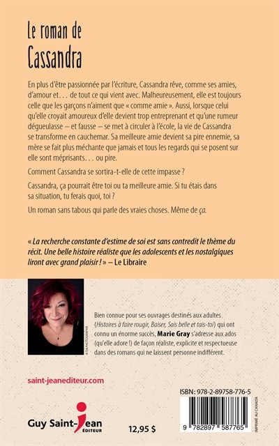 Couverture_Le roman de Cassandra