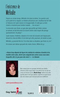Couverture_L' existence de Mélodie