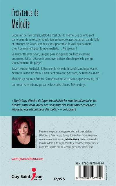 Couverture_L' existence de Mélodie