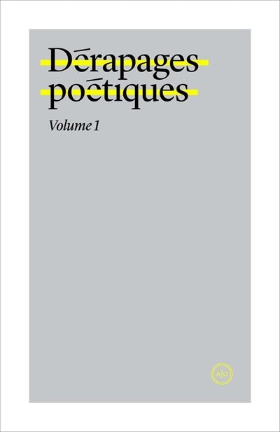 Front cover_Dérapages poétiques