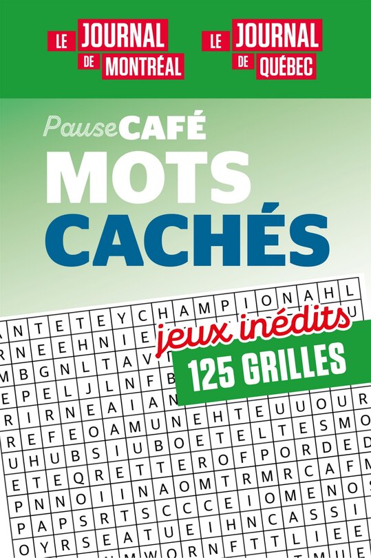 Couverture_Mots cachés - Jeux inédits : 125 grilles