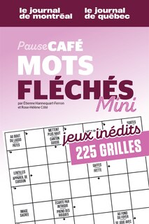 Front cover_Pause café - Mots fléchés Mini - Vol. 2 - Nº 2 : Jeux inédits – 225 grilles